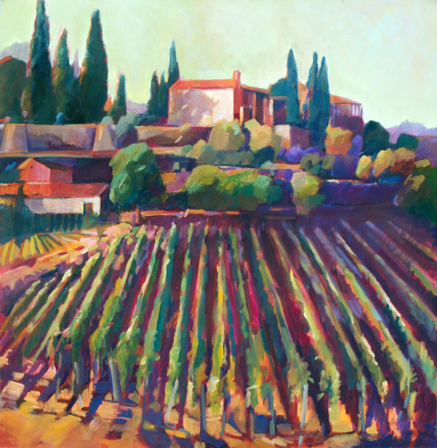 Vineyard near Murlo by Molly Preston